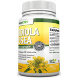Suplemento Rhodiola Rosea - 500 mg - 180 cápsulas veganas