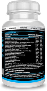 ACTIF Multivitamínico orgánico para hombres 90 unidades