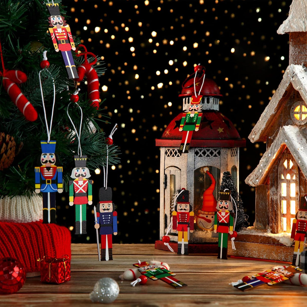 Figuras de Nuez Navideñas Maitys, 36 Piezas, 3.5 Pulgadas