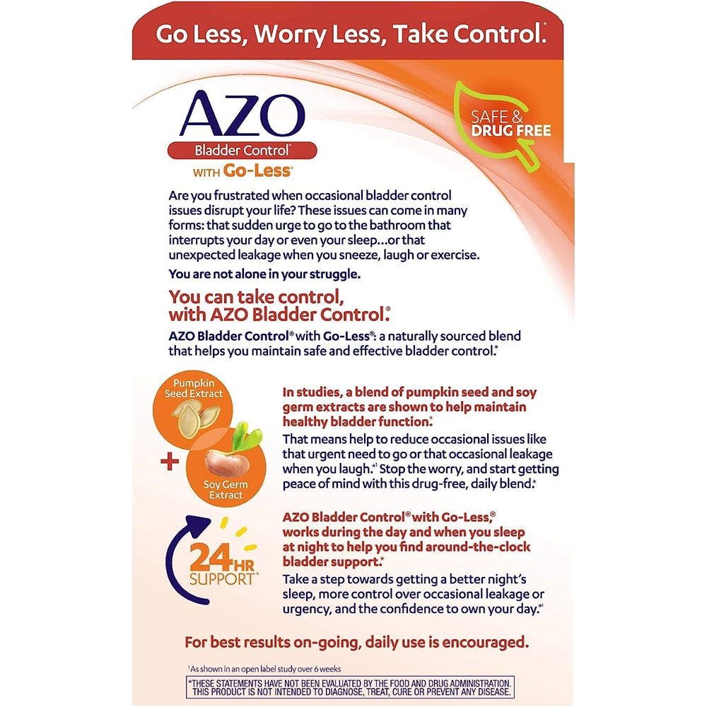 Suplemento control de vejiga Azo