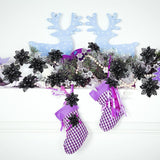 24 Piezas Flores Artificiales Poinsettia Decoraciones Navidad