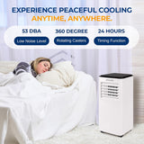Aire acondicionado portátil SereneLife 8000 BTU 3 en 1 con control remoto