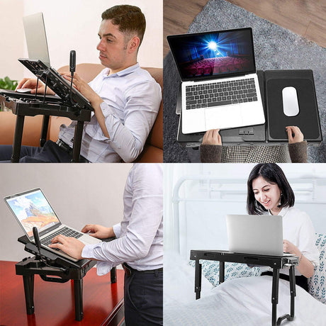 TeqHome Escritorio para computadora portátil para cama