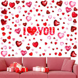 Stickers de Pared para San Valentín, 259 Piezas, Removibles