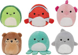 Mini Peluches de Animales Marinos, Suaves y Coloridos
