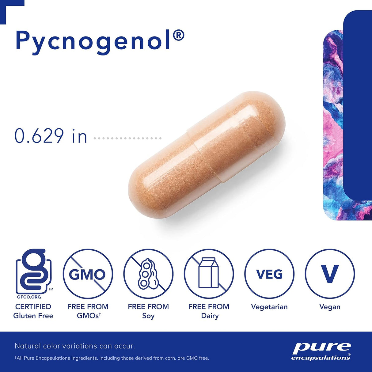 Suplemento Pure Encapsulations Pycnogenol 100 mg  60 Cap