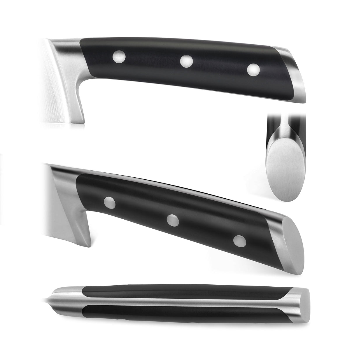 Juego de cuchillos y funda de madera S