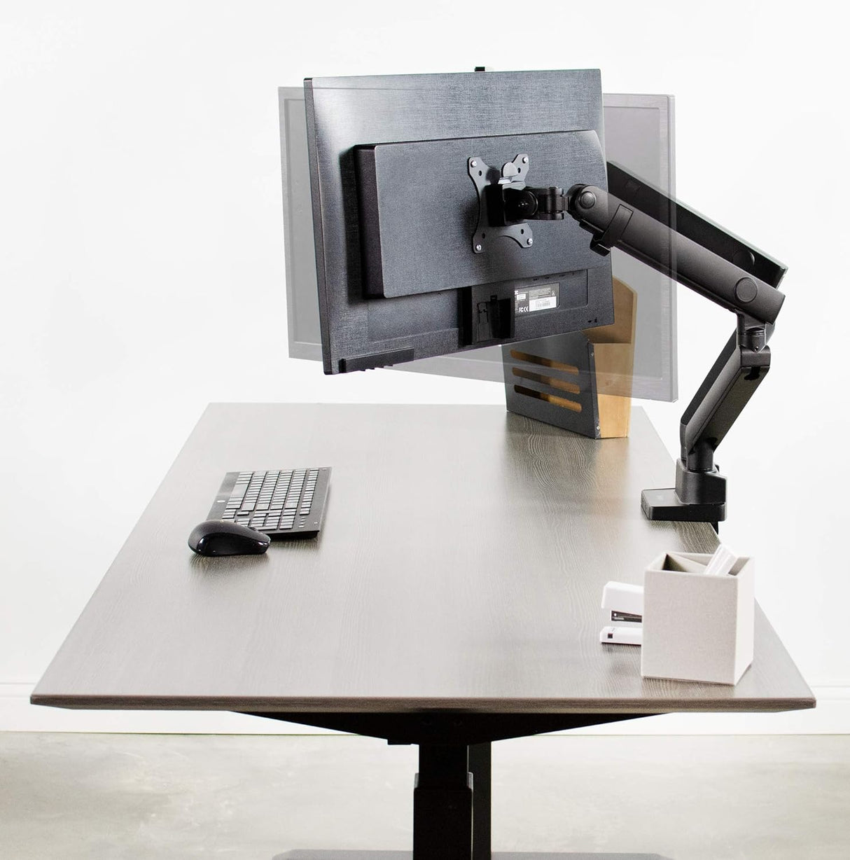 Soporte Doble para Monitores VIVO, hasta 35, STAND-V102BB