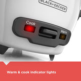 Arrocera BLACK+DECKER 16 Tazas, Cesta Vapor, RC516, Antiadherente