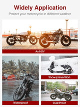 Funda de bicicleta exterior impermeable con orificio para candado