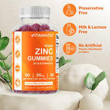 Vitamatic Zinc Gummies 50mg Veganas 2x60 Gluten-Free