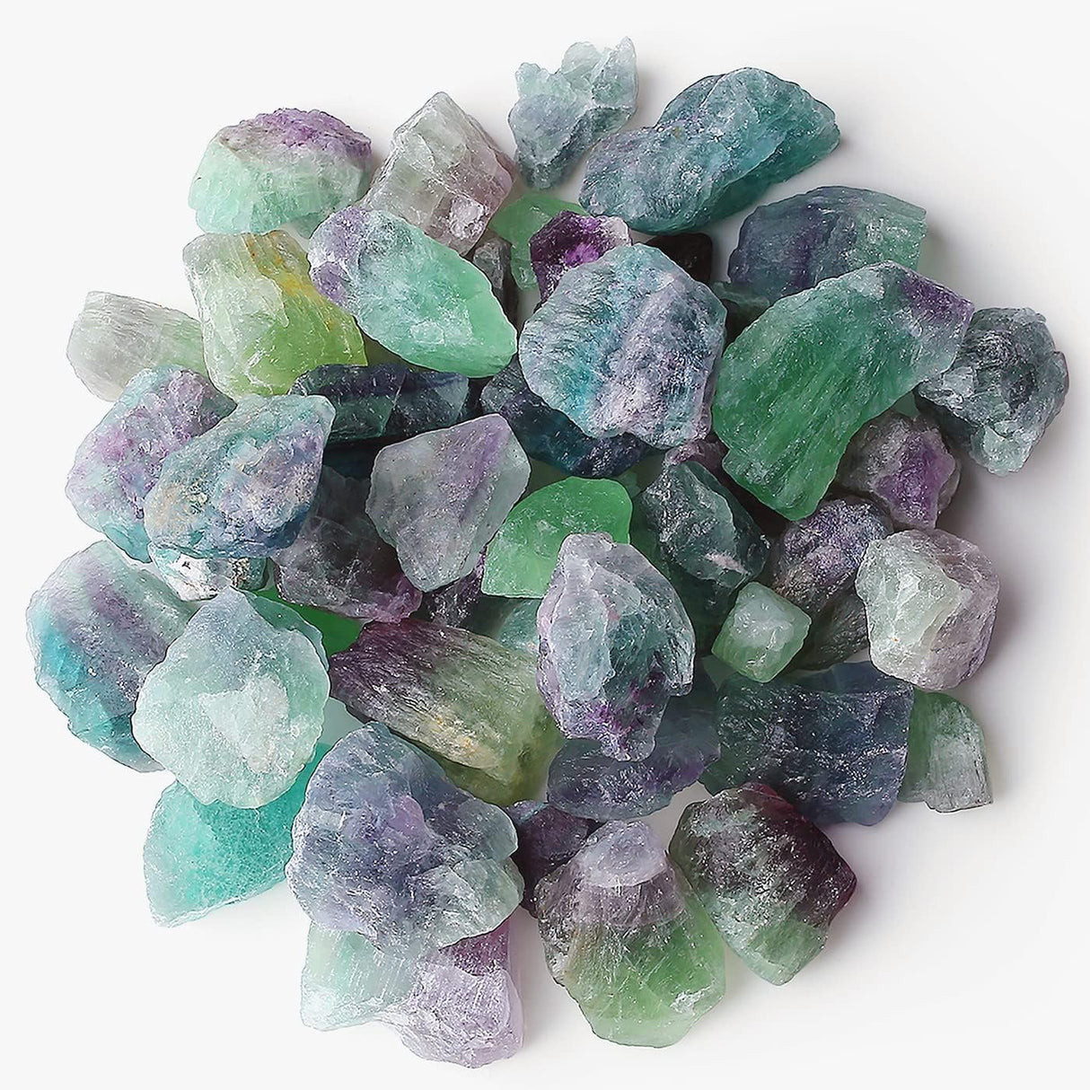 Cristales de Fluorita Crudos para Sanación y Decoración