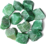 QINJIEJIE Cristales crudos de aventurina verde, piedras