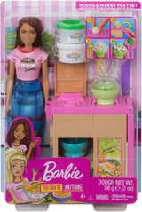 Barbie Noodle Bar Set con Muñeca, Estación y Accesorios