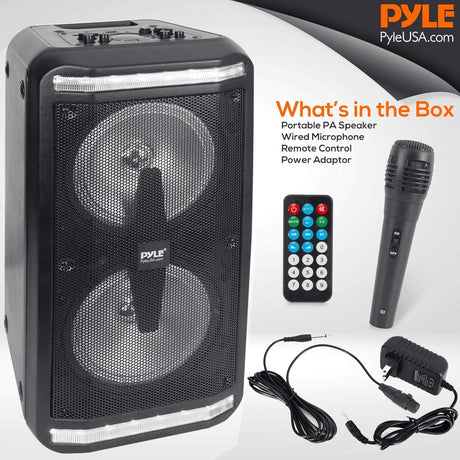 Parlante con Bluetooth sistema de micrófono 500W PPHP266B.5