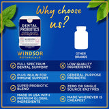 Probióticos Dentales 3BN CFU Lactobacillus Tablets Travel