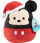 Peluche Squishmallow de Navidad de Mickey Mouse de Disney 8