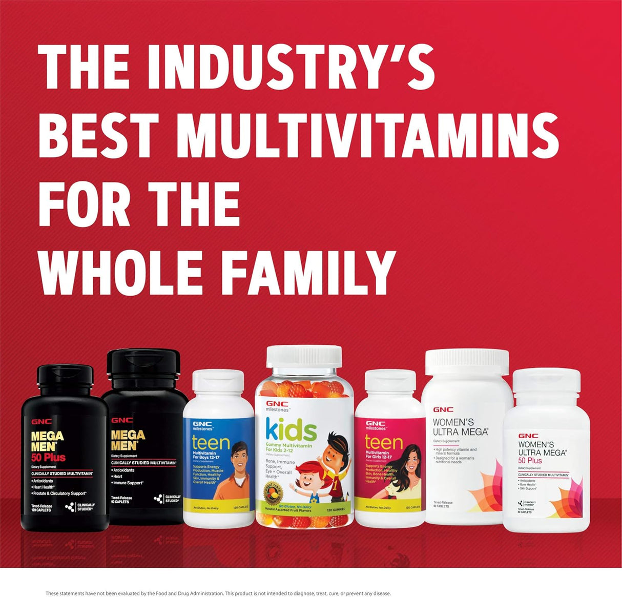 Suplementos Alimenticios Multivitamínico GNC Mega Men