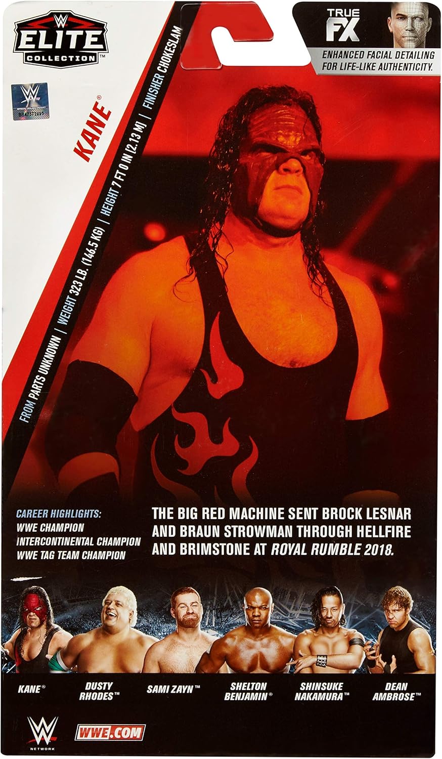 Figura de acción WWE Kane Elite Collection, articulada, modelo 2023
