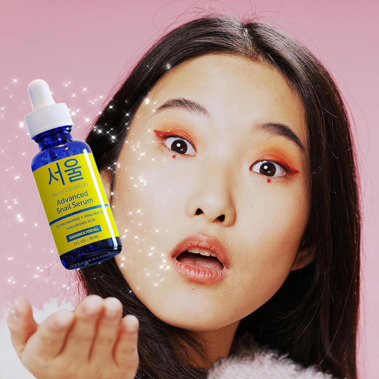 Suero Facial Antiedad Natural con Niacinamida y Baba de Caracol