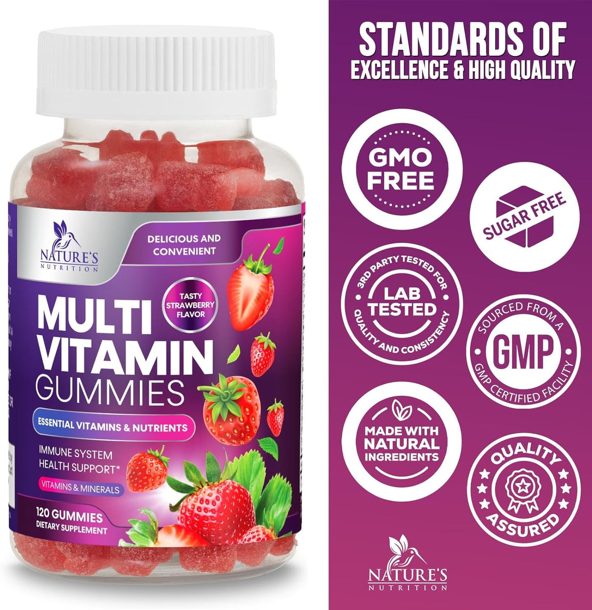 Suplemento Gomitas multivitamínicas para adultos extra fuert