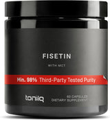 Suplemento Toniiq Fisetina de ultra alta pureza de 500 mg