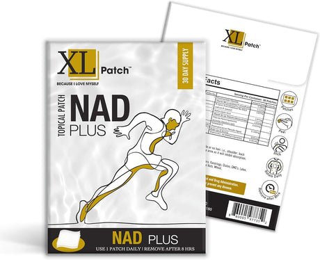 Suplemento NAD Plus Patch de XLPatch suministro de 30 días