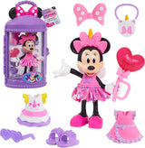 Muñeca Minnie Mouse Fantasía, Just Play, 14 piezas, Juguete 3+