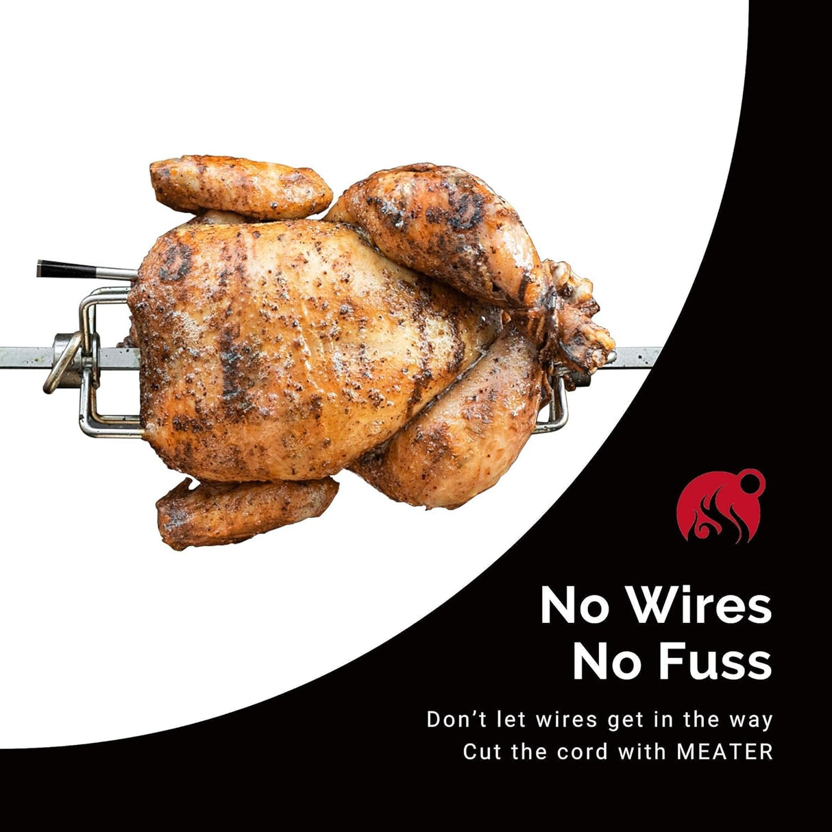 Termómetro de carne MEATER Plus, Bluetooth, guantes BBQ, bundle