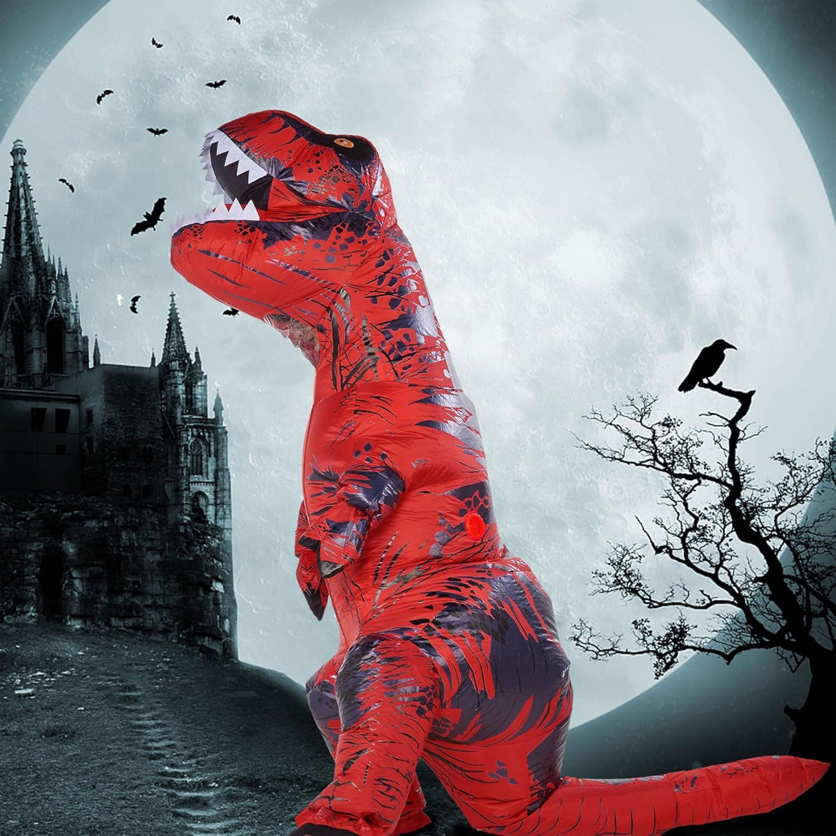 Disfraz Inflable T-Rex Adulto Lulu Home, Cómodo y Divertido