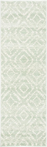 Alfombra Runner Moderna Diseño Diamante, Ideal para Áreas de Tráfico, ADR131Y