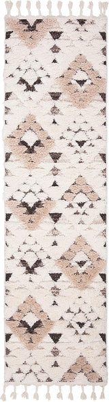 Alfombra Runner Tassel Shag - Diseño Boho, 2 pulgadas de grosor