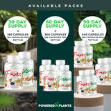 Cápsulas de Frutas y Verduras - Suplemento Natural - Pack 2