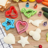 Juego de cortador y sellador de sándwich, 14 piezas