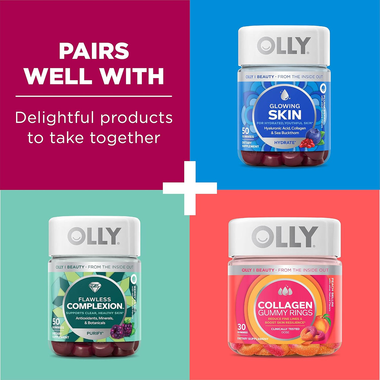 Suplemento OLLY Undeniable Beauty Gomitas 60 piezas