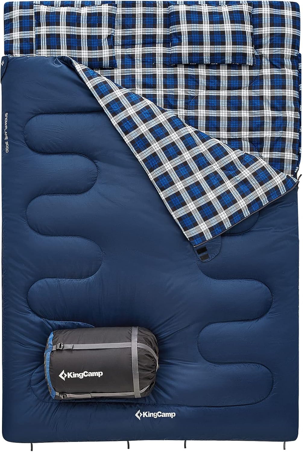 Saco de dormir doble de 20 grados para adultos