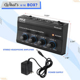 Amplificador de auriculares estéreo portátil PYLE-PRO PHA40