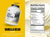 Niveles Proteína de Suero Grass Fed 24G Vainilla 5LB
