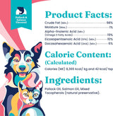 Solid Gold Aceite de pescado para perros y gatos – Aceite de salmón salvaje de Alaska para apoyo de la piel y el pelaje de perros – Mezcla de aceite de abadejo Omega 3 y ácidos grasos con EPA y DHA
