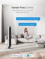 Ventilador Dreo Torre 42, 120° Oscilante, 12 Velocidades, Pilot Max S