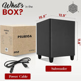 Subwoofer activo de disparo hacia abajo 10 pulgadas