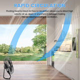 Ventilador de Piso Simple Deluxe 12 Recargable y Portátil