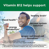 Suplemento de Vitamina B12 1000 mcg, Nature Made, 90 cápsulas