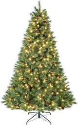 Árbol de Navidad de Pino Escocés de 7.5ft con Luces LED