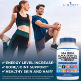 Suplemento natural con aceite de semilla negra y jengibre 1 Pack