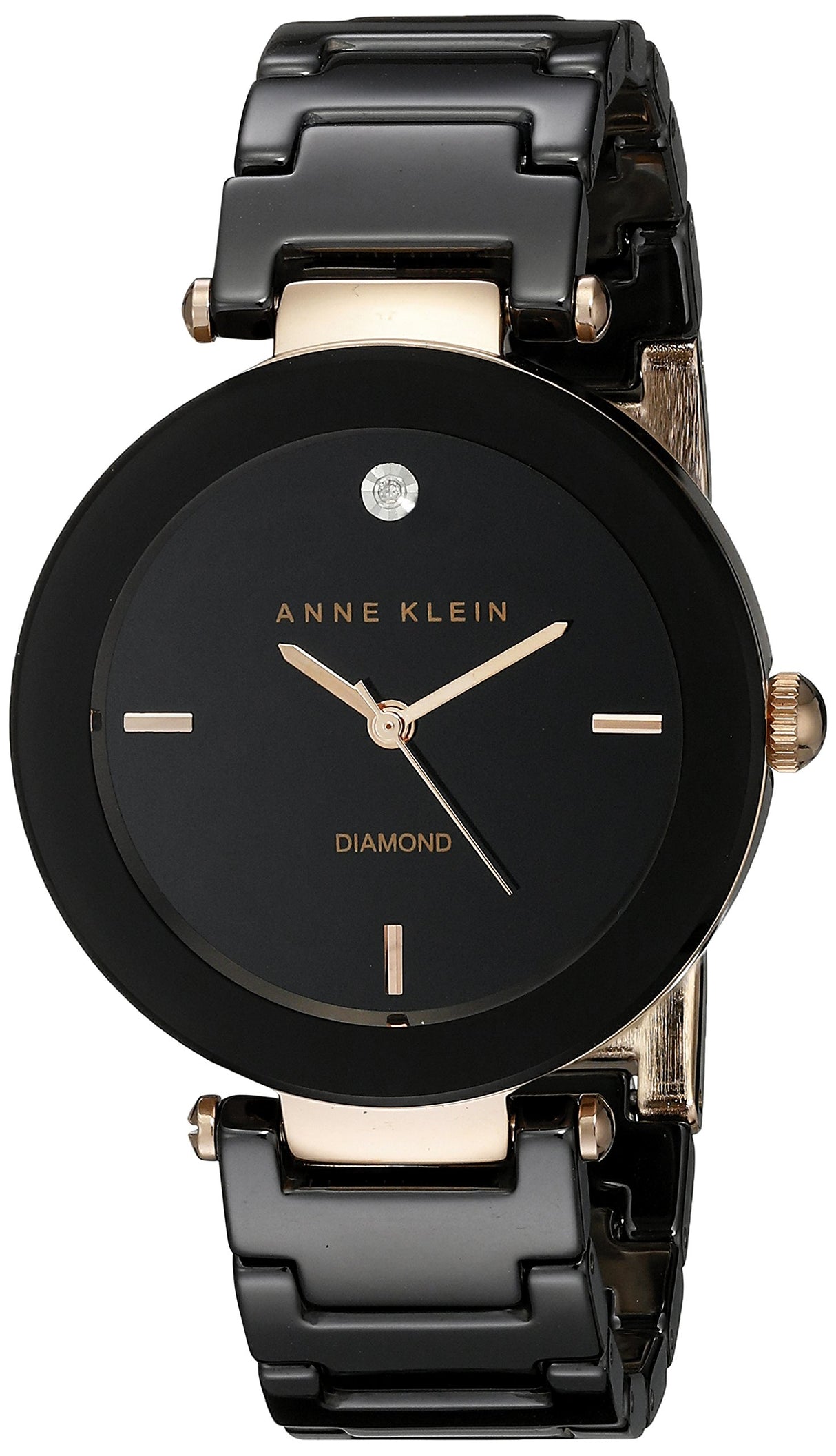 Reloj Anne Klein AK / 1018RGBK de diamantes para mujer,reloj