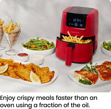 Mini Freidora de Aire 2 Qt CHEFMAN, Digital, Compacta, Modelo 2023
