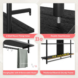 Estanterías Flotantes Bestier de 3 Niveles para Cocina 41.5