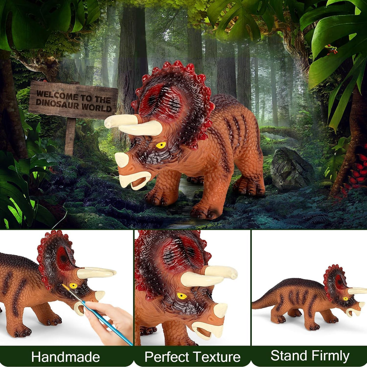 Juguetes Dinosaurios Jumbo 7 Piezas - Perfecto Regalo Infantil