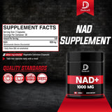 Suplemento NAD+ 1000 mg - Energía, Reparación ADN - 60 Cápsulas